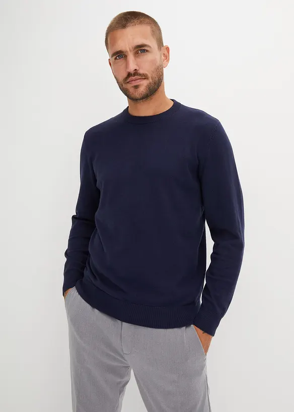 Pull en fine maille Regular, bonprix