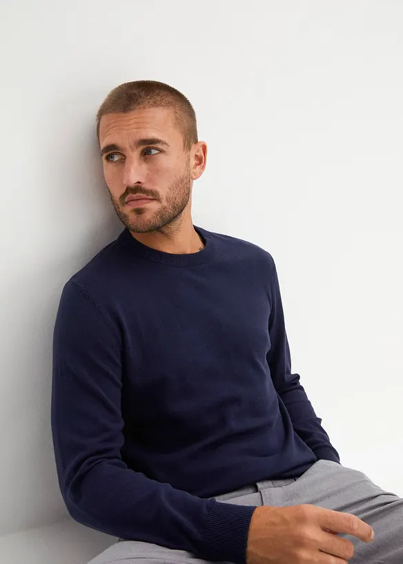 Pull en fine maille Regular, bonprix