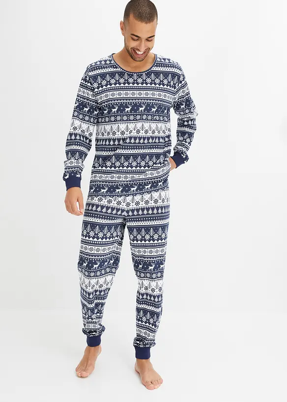 Pyjama à manches longues, bonprix