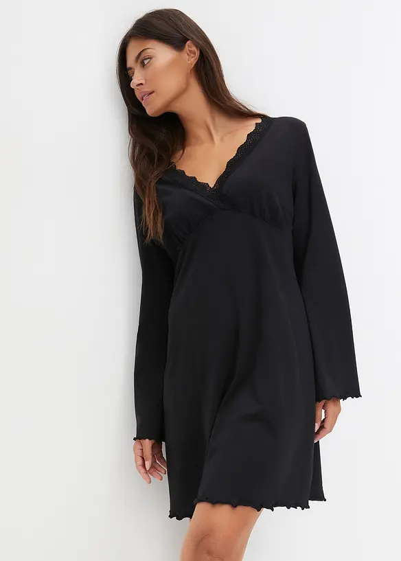 Nachthemd mit zarter Spitze, bonprix