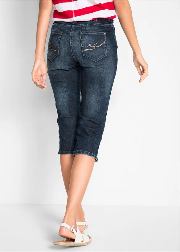 Straight Jeans, Mid Waist, Stretch, bonprix