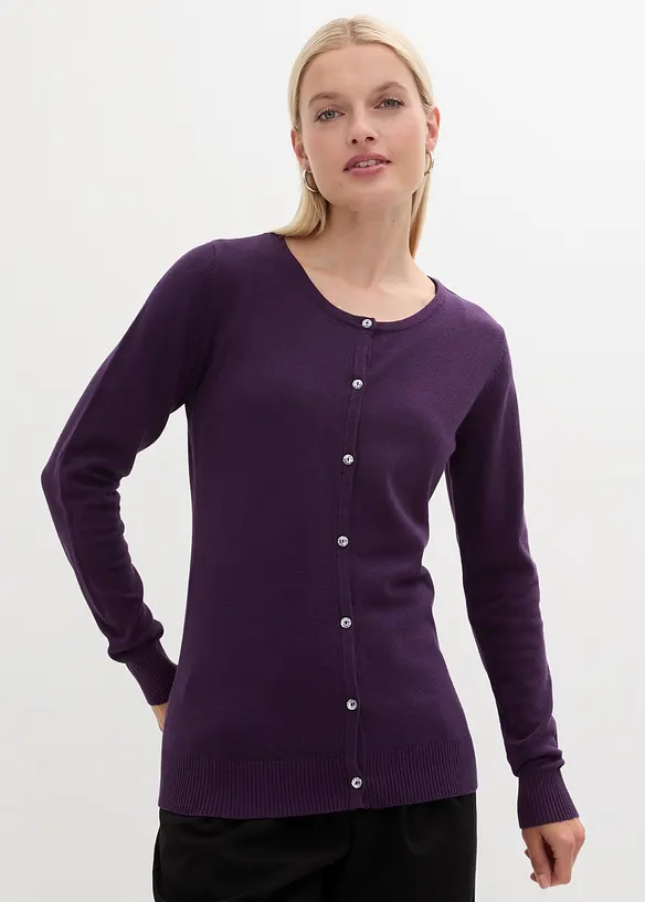 Gilet ajusté en fine maille, bonprix