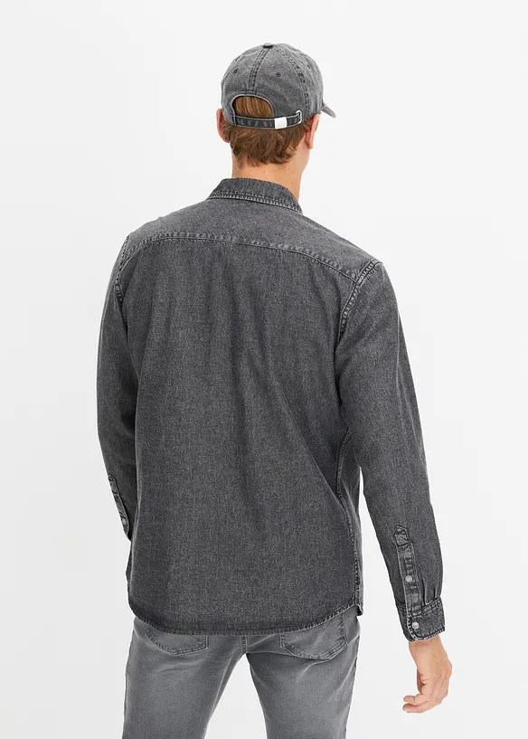 Jeanshemd aus reiner Baumwolle, bonprix