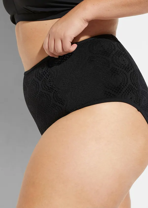 Bas de bikini taille haute, bonprix