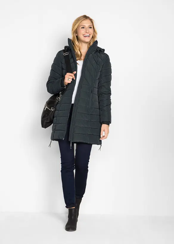 Long-Steppjacke mit Wattierung, bonprix