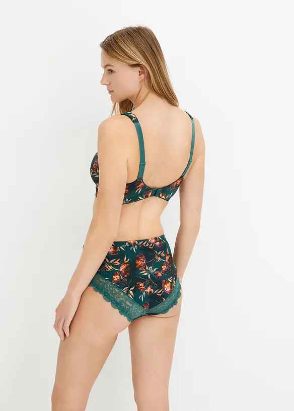 Maxislip mit zarter Spitze (2er Pack), bonprix