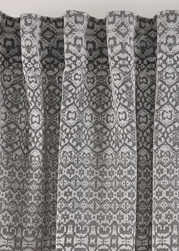 Rideau Jacquard avec un motif graphique, bonprix
