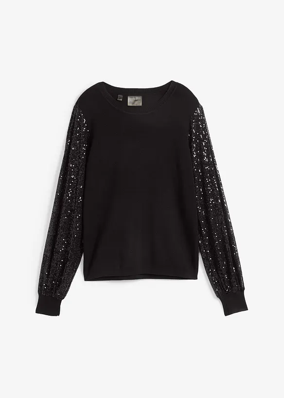 Pull fluide en maille fine, bonprix