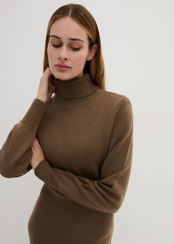 Strickkleid aus Merinowolle, bonprix