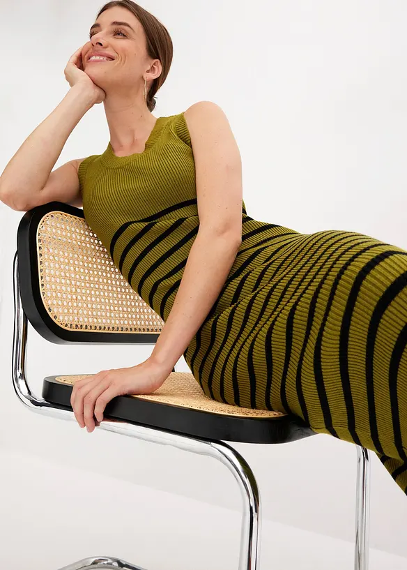 Robe en maille, bonprix