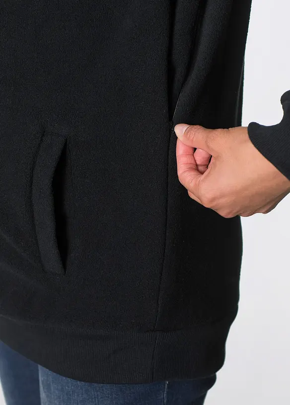 2-in-1 Umstands- und Tragejacke aus Fleece, bonprix
