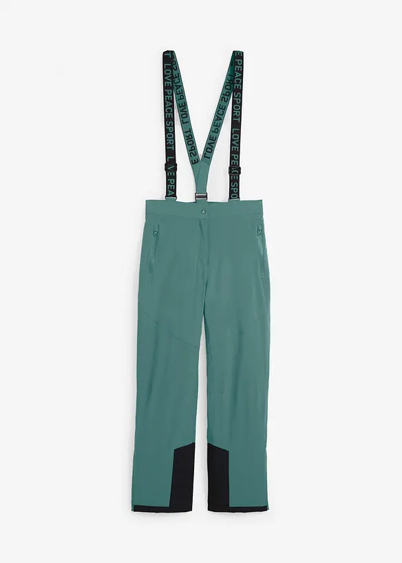 wasserdichte Ski Funktions-Thermohose mit abnehmbaren Trägern, bonprix