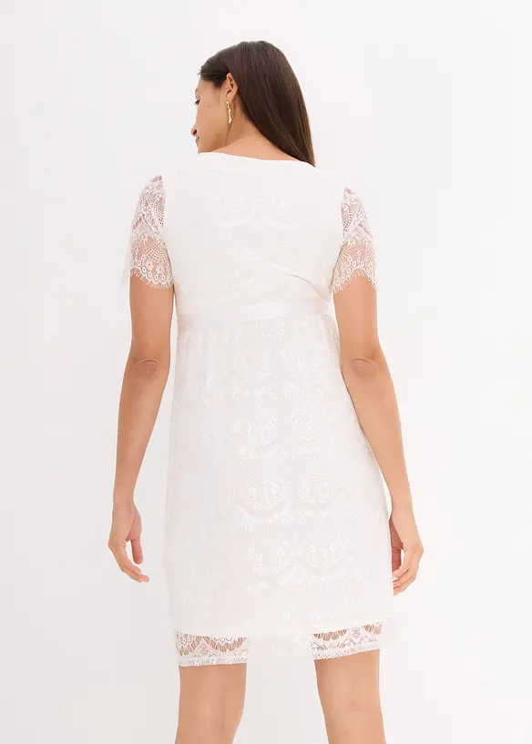 Robe de mariée de grossesse en dentelle avec fonction allaitement, bonprix