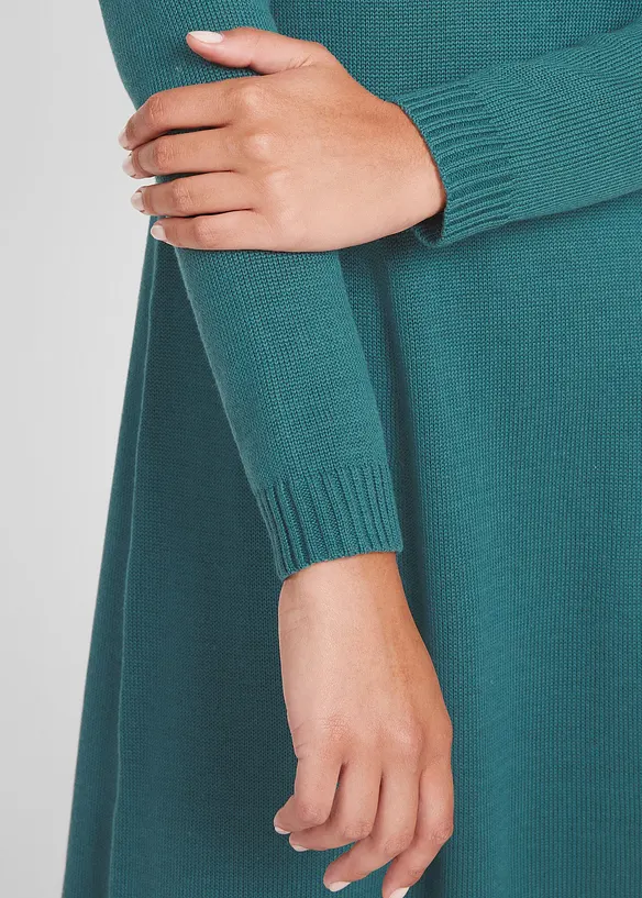 Robe évasée en maille, bonprix