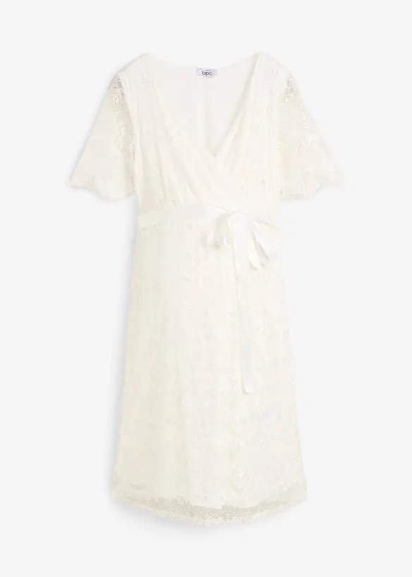 Robe de mariée de grossesse en dentelle avec fonction allaitement, bonprix