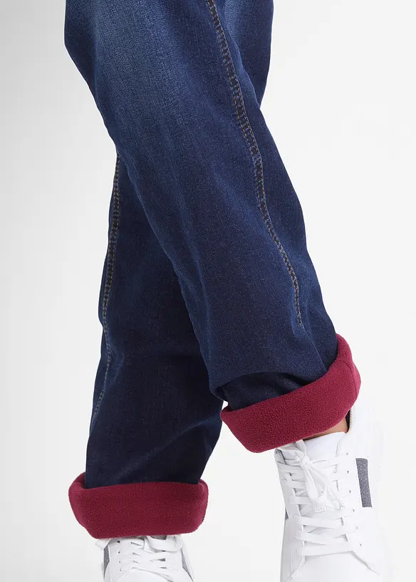 Straight-Jeans Mid Waist, Thermo, bonprix