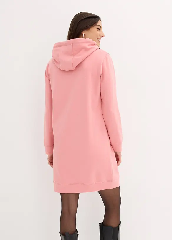 Robe molletonnée à capuche, bonprix