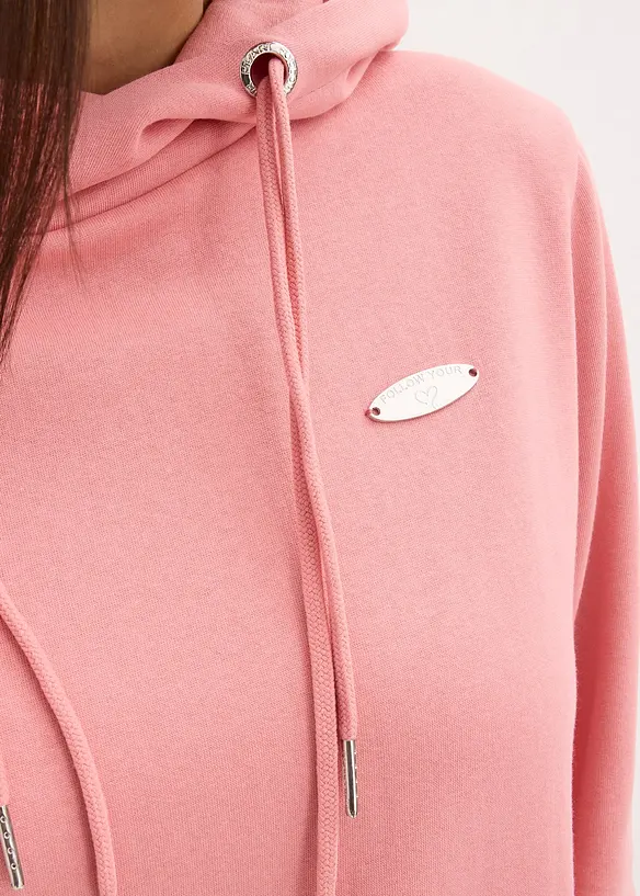 Robe molletonnée à capuche, bonprix
