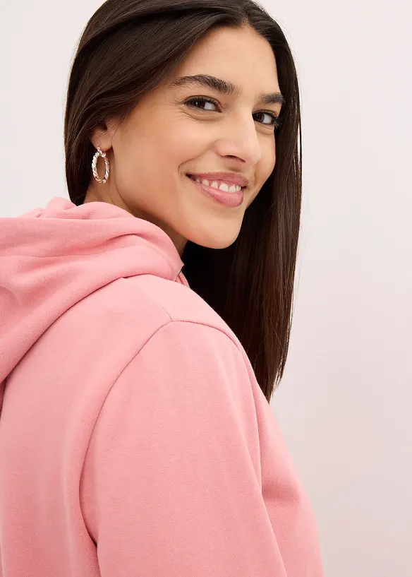 Robe molletonnée à capuche, bonprix