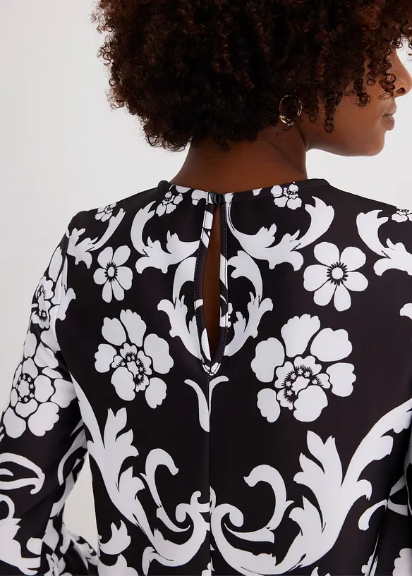 Robe courte en tissu épais effet néoprène, bonprix