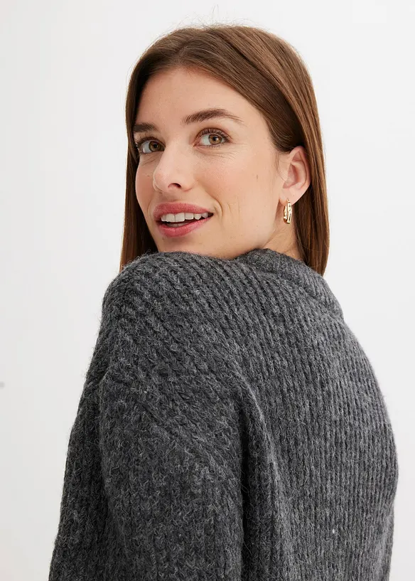 Pull en grosse maille contenant de la laine, bonprix