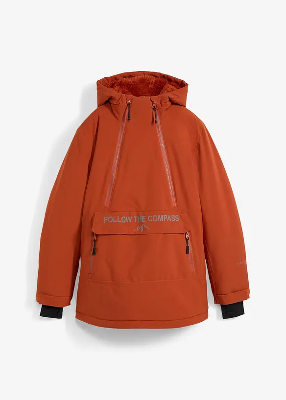 Veste technique imperméable à enfiler avec doublure polaire, bonprix