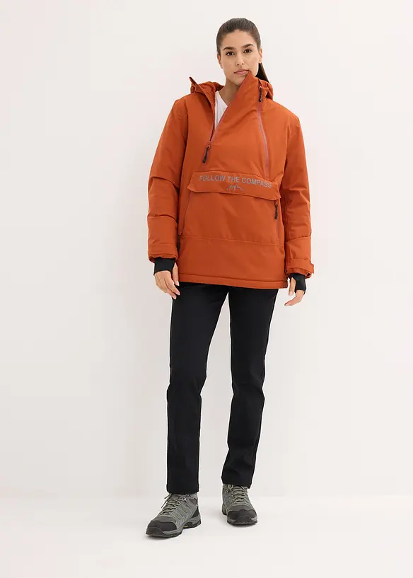 Veste technique imperméable à enfiler avec doublure polaire, bonprix