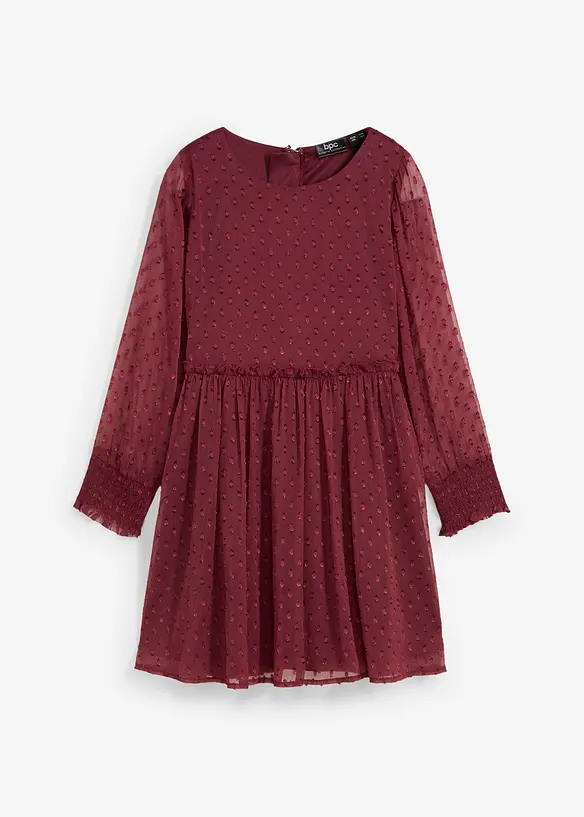 Robe de fête en crêpe pour fille, bonprix