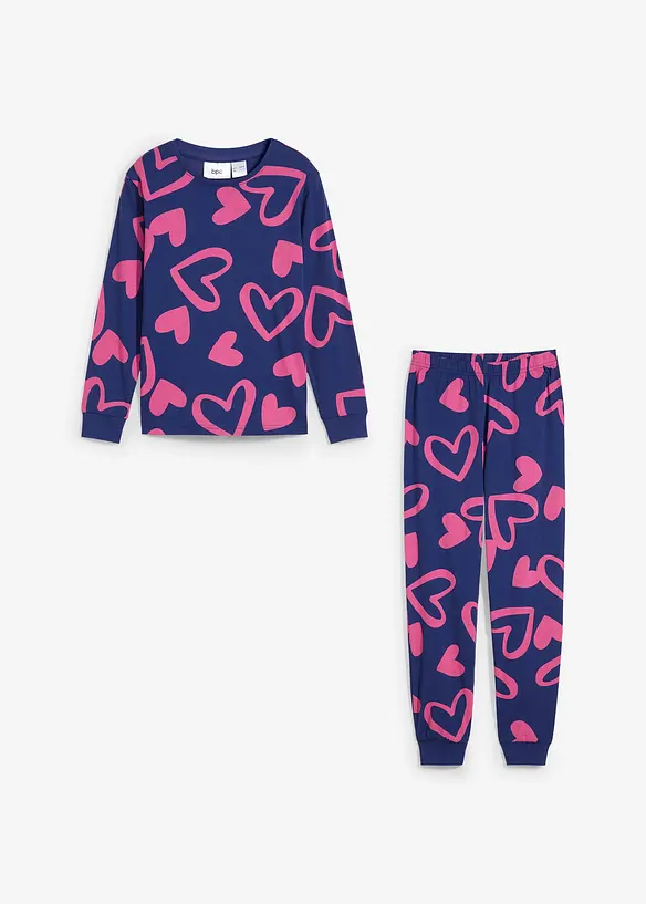 Pyjama aus reiner Bio-Baumwolle (2-tlg. Set), bonprix