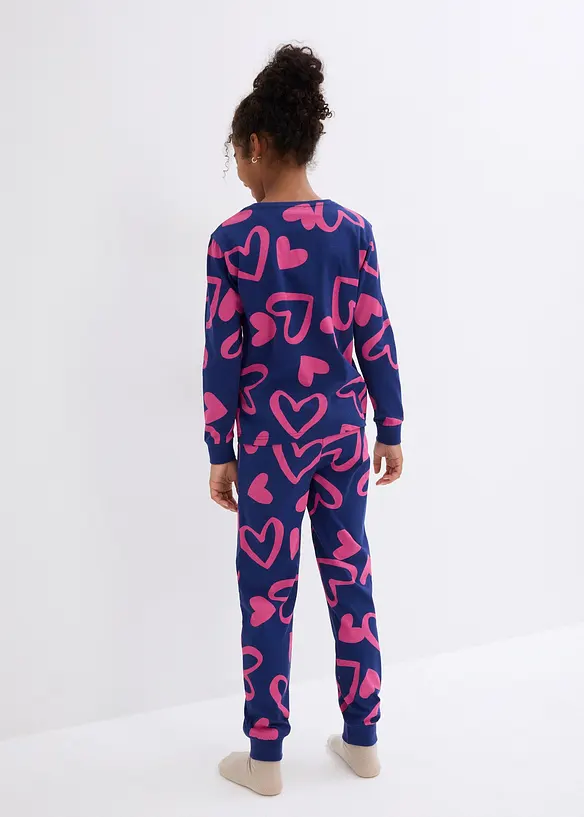 Pyjama aus reiner Bio-Baumwolle (2-tlg. Set), bonprix