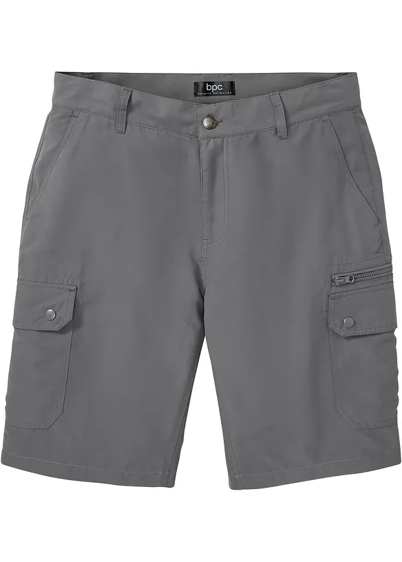 Bermuda cargo en microfibre, Regular, bonprix