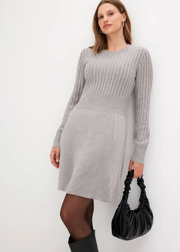 Robe en maille, bonprix