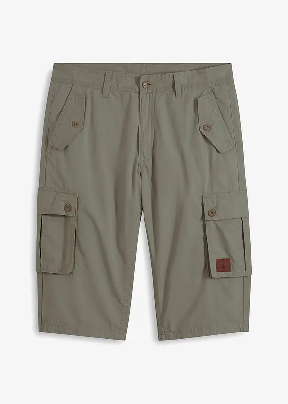 Bermuda cargo 100% coton, Regular, bonprix