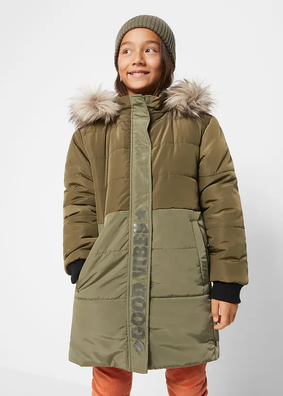 Mädchen Parka, zweifarbig, bpc bonprix collection
