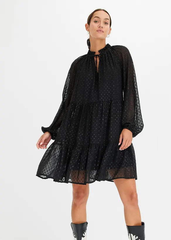 Robe-tunique avec effet brillant, bonprix