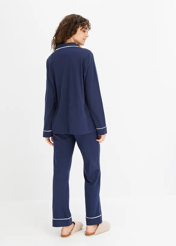 Pyjama aus reiner Baumwolle, bonprix