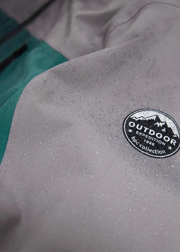 Veste de ski imperméable avec jupe pare-neige, bonprix