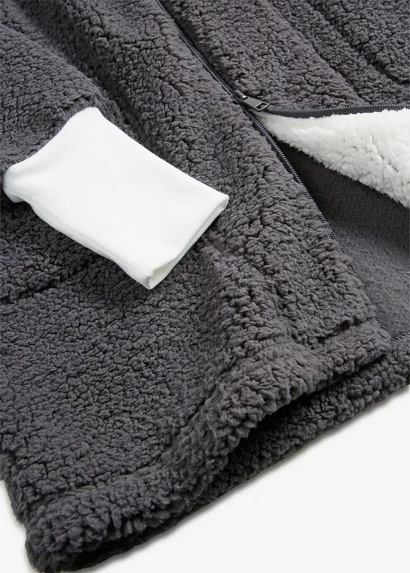 Teddy-Fleece Jacke, bonprix