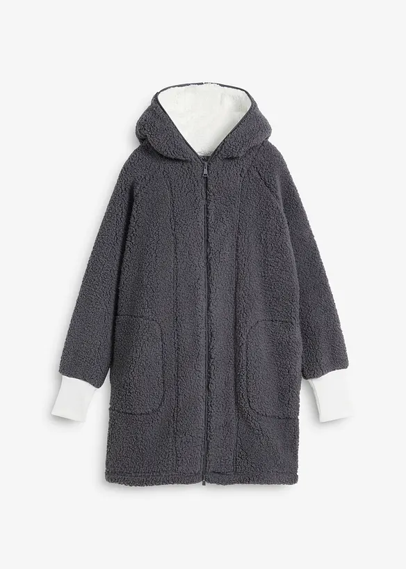 Teddy-Fleece Jacke, bonprix
