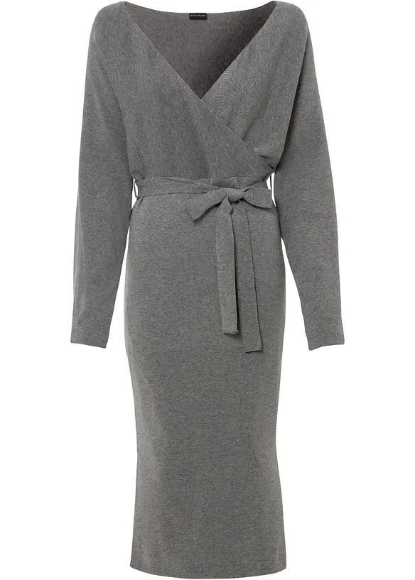 Strickkleid aus fließendem Viskose-Mix, bonprix
