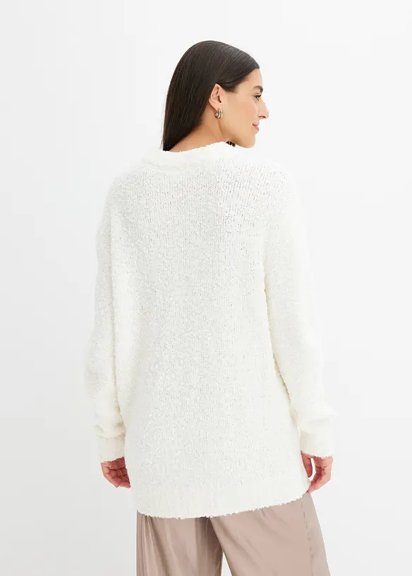 Oversize-Pullover aus Flauschgarn, bonprix