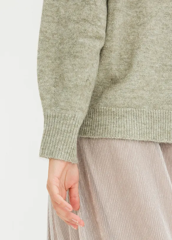Pull boxy à sequins, bonprix