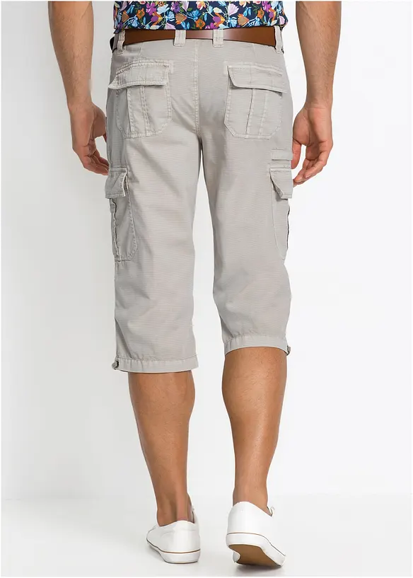 Bermuda long cargo Regular 100% coton, bonprix