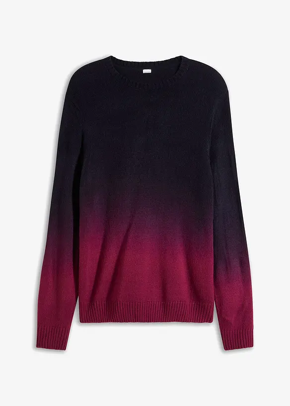 Pull en fine maille avec dégradé, bonprix