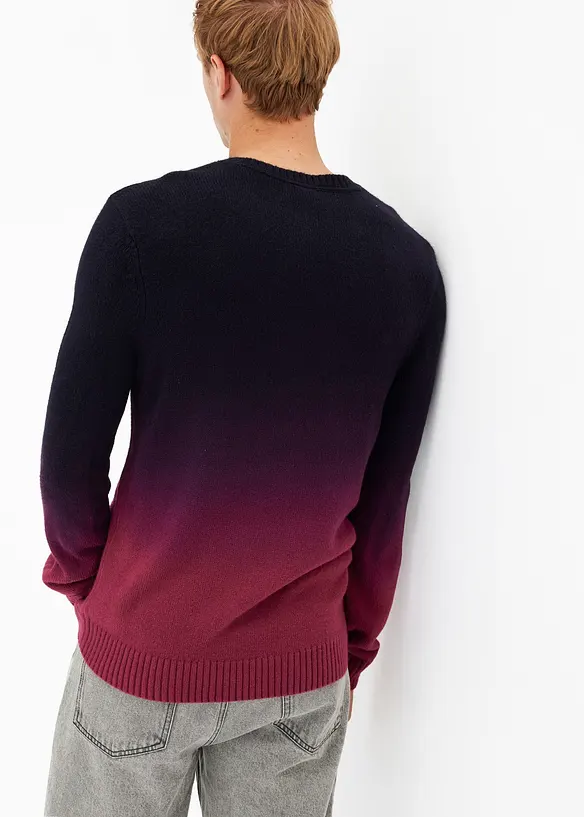 Pull en fine maille avec dégradé, bonprix