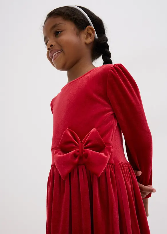 Ausgestelltes Samtkleid, bonprix