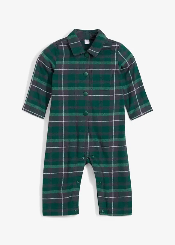 Flanell-Overall aus reiner Baumwolle, bonprix