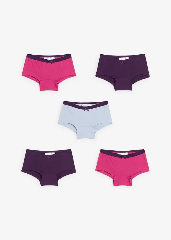Panty mit weicher Baumwolle (5er Pack), bonprix