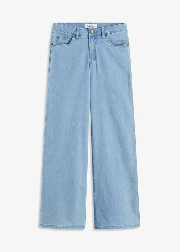 Jean large taille mi-haute, extensible, bonprix