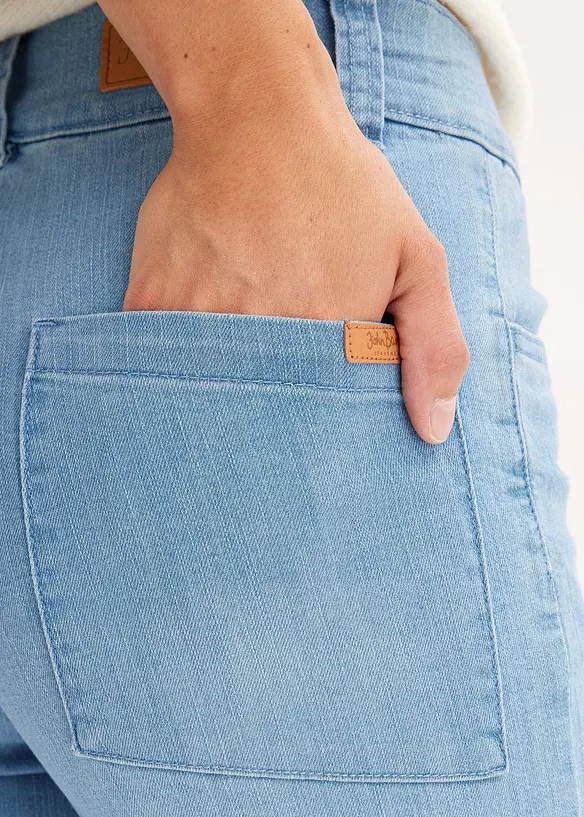 Straight-Jeans High Waist, Stretch, bonprix